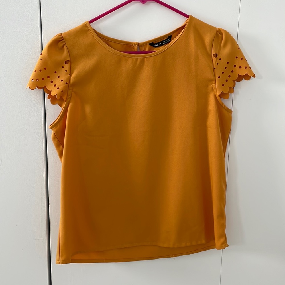 Mustard Yellow Shein shirt